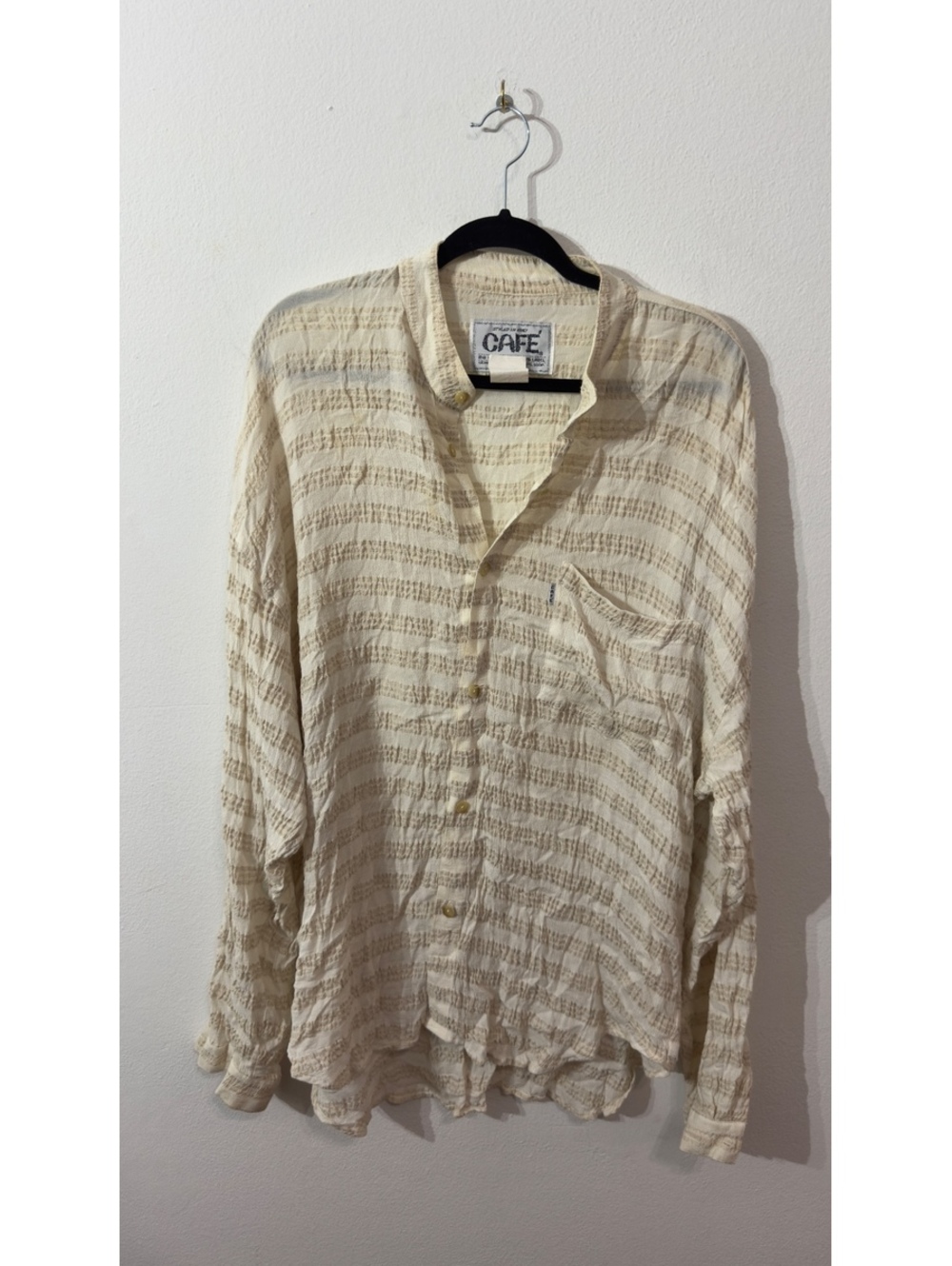 Cafe Vintage linen Shirt